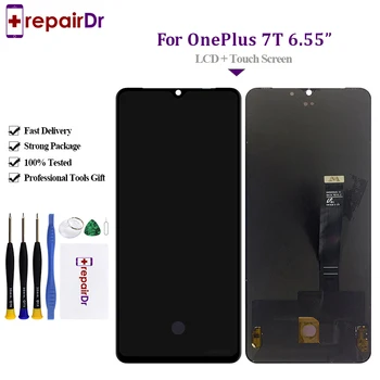

AMOLED Original For OnePlus 7T LCD Display Touch Screen Digitizer Replacement Assembly LCD For OnePlus 7T