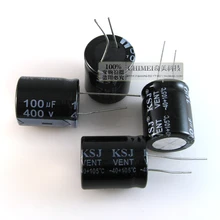 Электролитический конденсатор 100 мкФ 400 В объем 18x30 мм конденсатор 18*30 мм