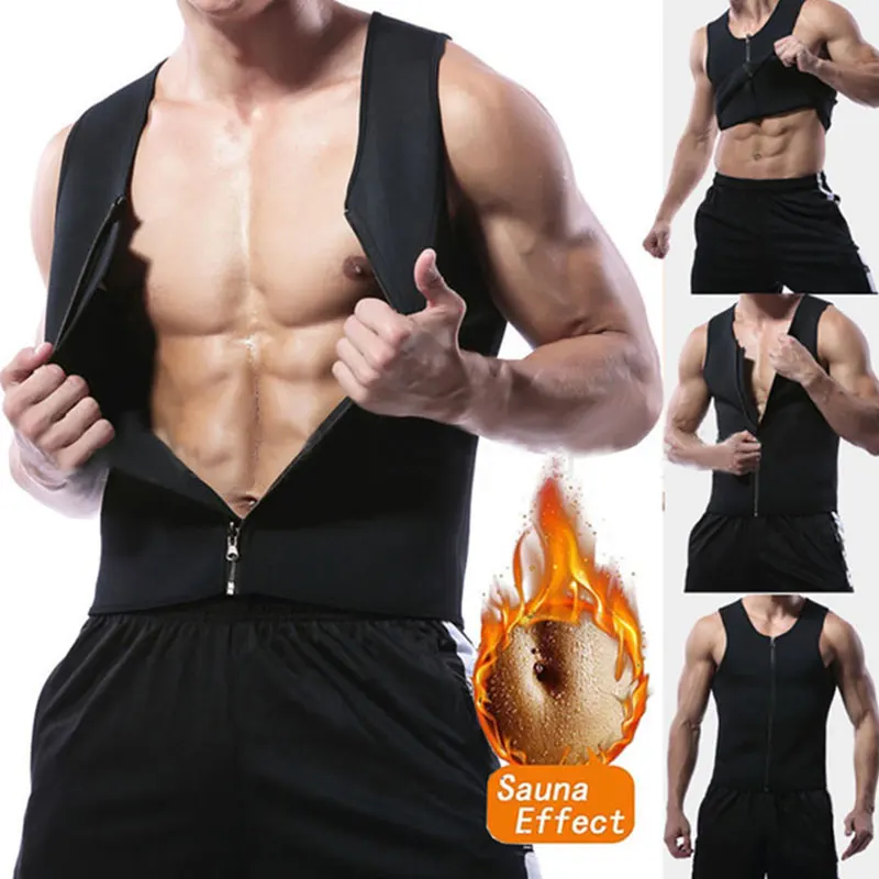 

Neoprene Sports Underwear Weight Loss Men Waist Trainer Slimming Gym Waist Trainer Vest Compression Fat Burner Sweat