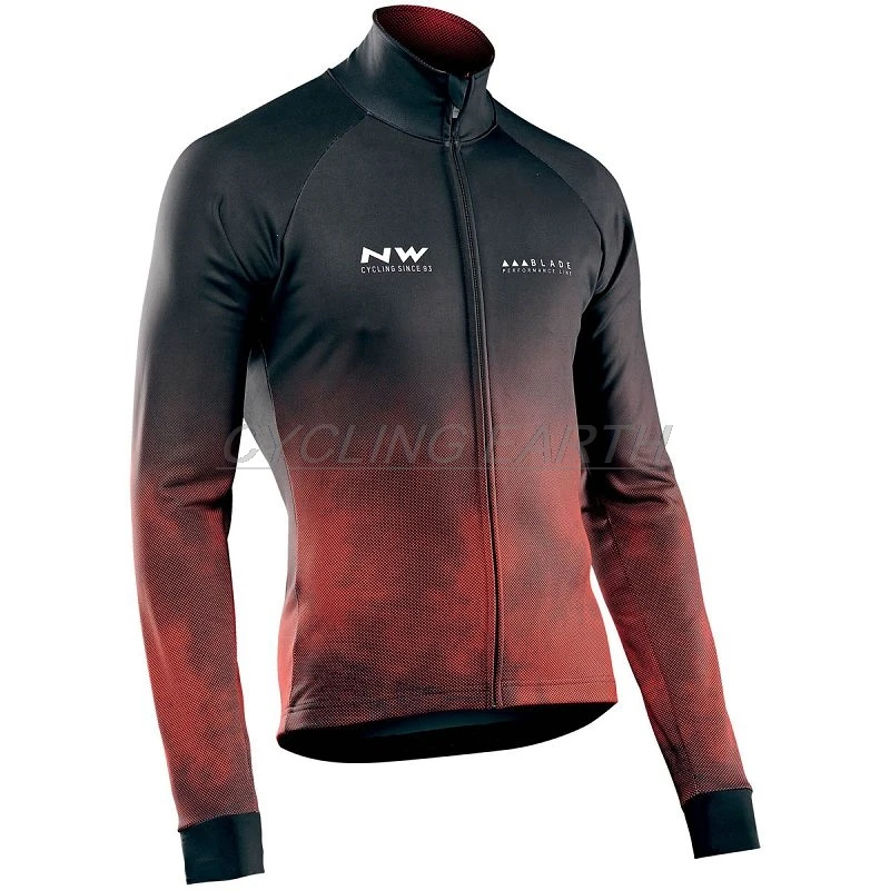 jersey Northwave NW pro team длинный рукав Велоспорт Джерси набор MTB дышащий pro Джерси мейло ciclismo hombre брюки одежда - Цвет: jersey