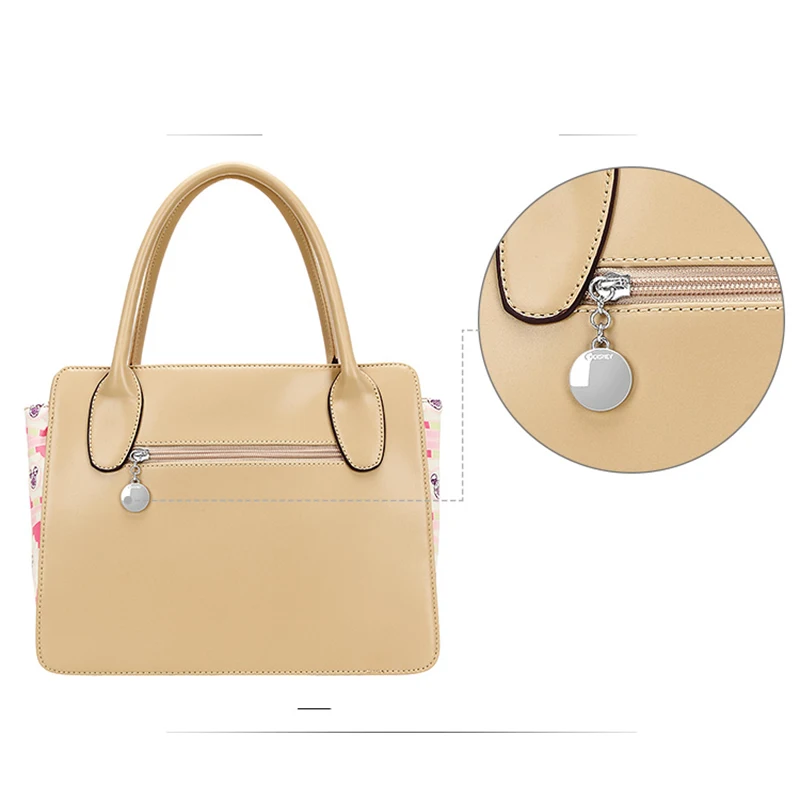Disney Single Shoulder Messenger Bag Mickey Cartoon Anime Handbag PU Waterproof Fashion Trend Handbag Casual Lady Girls Bag