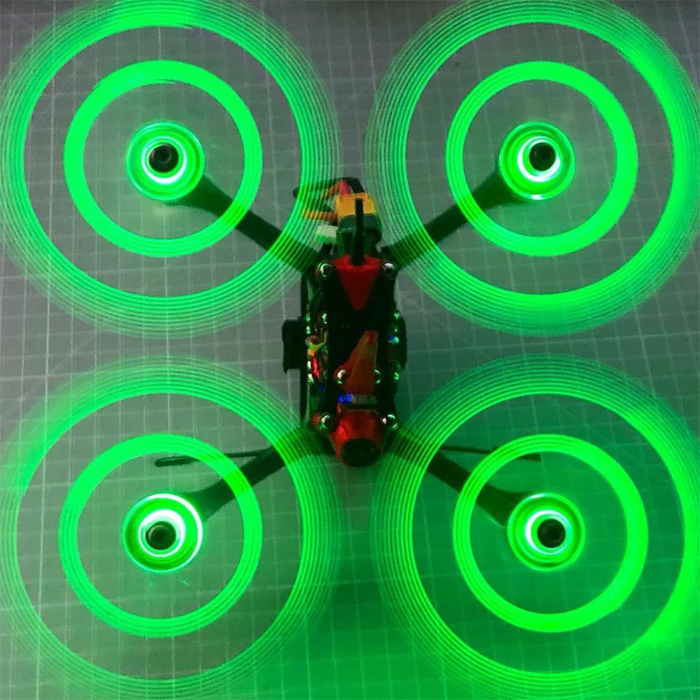 Gemfan Moonlight V2 51466 5-дюймовый 3-лопастной светодиодный Пропеллер для FPV гоночного