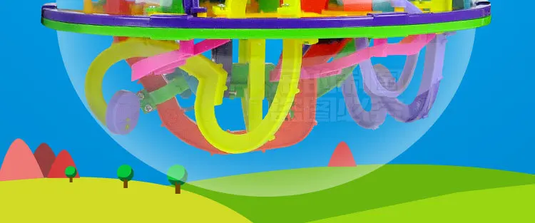 Музыка-скидка 299 yi zhi qiu 3D Интеллект шар лабиринт игрушка детская фантазия интеллект шар Интеллектуальный интерес лабиринт