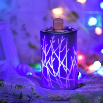 

Aroma Lamp Intelligent Timer Switch Straight White Branches Incense Burners Timed Essential Oil Night Light Lamp Wax Melt Tart
