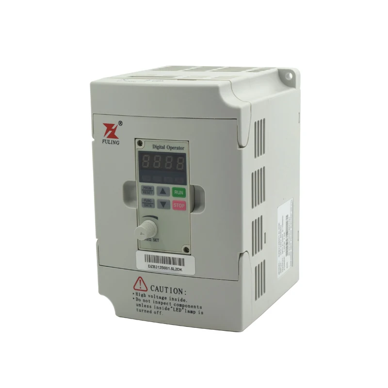 FULING DZB312B001.5L2DK инвертор частоты 1.5Kw AC220V VFD инвертор 0-1000 Гц для двигателя шпинделя