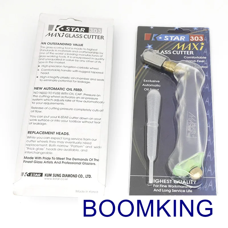Original KSTAR-303 Oil Feed Glass cutter Cutting 10-19mm glass 310 for 2~10mm 5