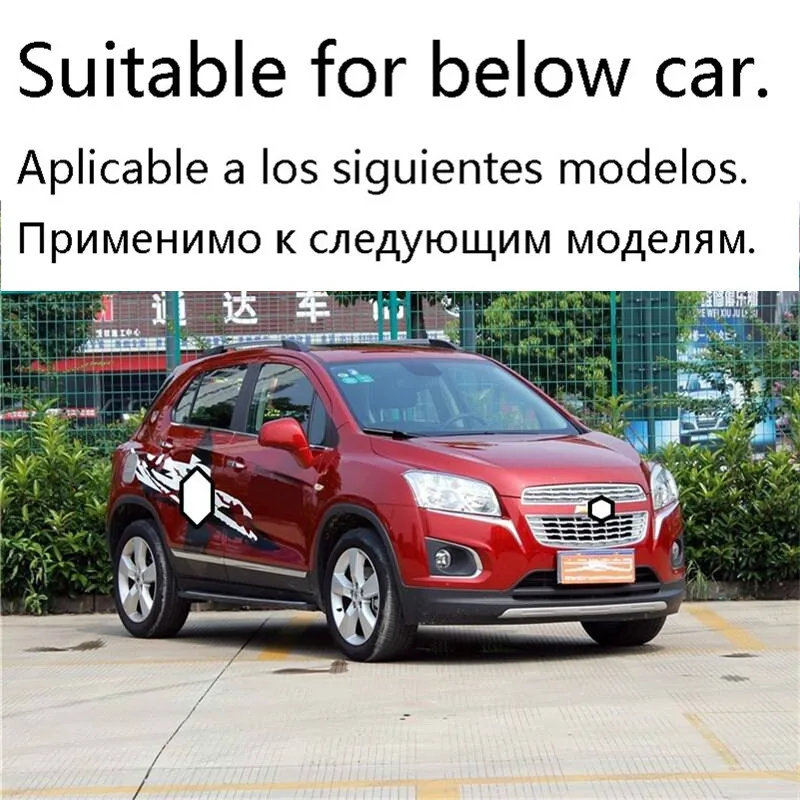 Молдинги, защита, персонализированный автомобиль, аксессуар для внешнего стайлинга, аксессуары для автомобиля, гоночные грили 14 15 16 для Chevrolet Traxes