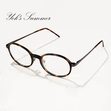 YOK'S маленькие круглые игровые очки, анти-синий светильник, компьютерные очки TR90, близорукость, оптические очки по рецепту, оправа Oculos UN1389