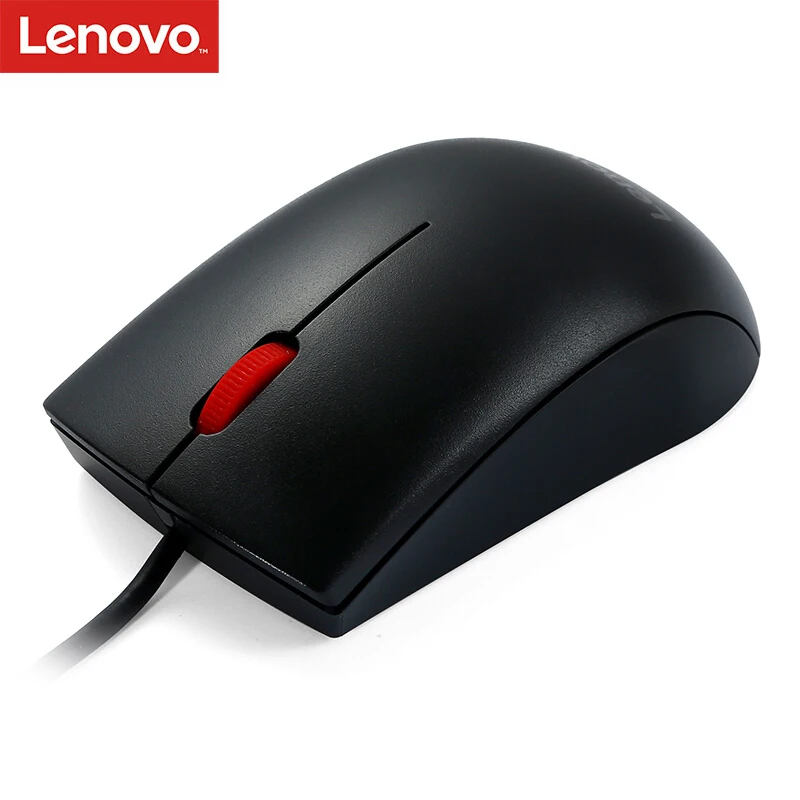 Оптическая мышь Lenovo M120 Pro проводная с красной точкой для ноутбука ПК домашнего