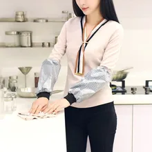 Водостойкая тканевая манжета, анти-масляная, для взрослых, длинная, рабочая, износостойкая, для мужчин и женщин, для кухни, для защиты труда, нарукавное покрытие, для офиса