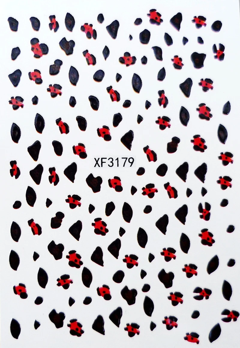 XF3179 Наклейки для дизайна ногтей на ногти 3D клей для задней панели DIY наклейки для фруктов аксессуары для маникюра наклейки для дизайна ногтей арбуз украшения дизайна - Цвет: XF3179