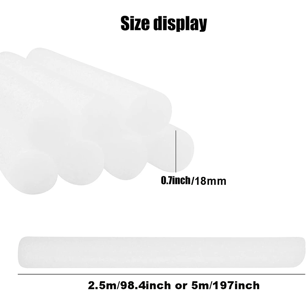 2.5m/5m Stretch Sofa Slipcover Foam Strip, Non Slip Foam Grips for Couch Slipcovers, Anti-Slip Foam Strip Gap Filler Foam Stick 2