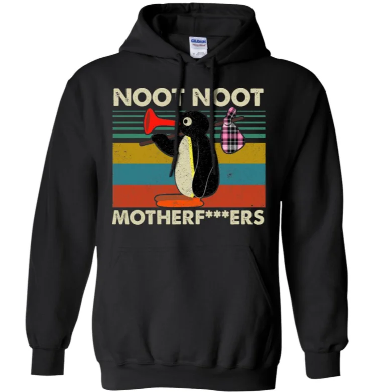 Noot, sudaderas con capucha para niños, sudaderas con capucha impresas para hombres y mujeres, 2020, sudaderas con capucha nuevas, divertidas camisetas, chándal Unisex