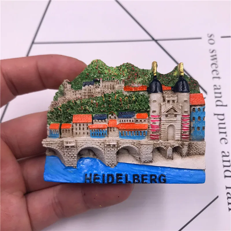 3d магнит на холодильник, Таиланд, Корея, Германия, Венский сувенир, сувенир на холодильник, магнитная наклейка ручной работы, домашний декор
