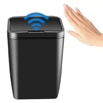 

Battery Type 12L Automatic Sensor Dustbin Smart Sensor Trash Can Induction Waste Bin Rubbish Can Home Living Room Garbage Bucket