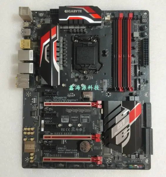 Оригинальная десктопная Материнская плата Gigabyte GA-Z170X-GAMING 5 DDR4 LGA 1151 USB3.0 USB3.1 Z170X-GAMING