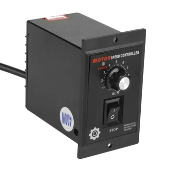 

AC Motor Speed Controller 400W AC 220V Motor Speed Pinpoint Regulator Controller Forward And Backward