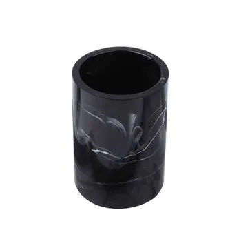 

Hotel Wash Marble Swirl Resin Toothbrush Cup Nordic Style Rinsing Gargle Bathroom Tumbler Travel Mug Portable Storage Holder