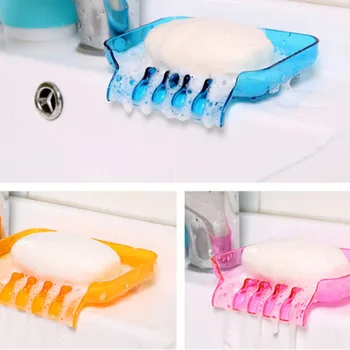 

Bathroom Draining Soap Box Kitchen Sink Sponge Drainage Dish Holder Drop ship