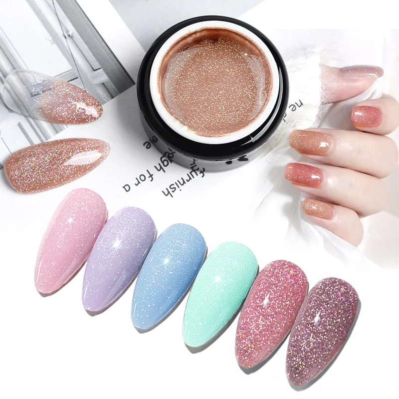 BellaBeautify™ Mermaid Opal Pearl Series Seashell Powder Gel
