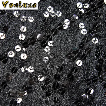 

Runway Summer Short Sleeve Luxury High Quality Women Elegant Fashion Splice Tassel Sequined Dresses Formal Party Dress
