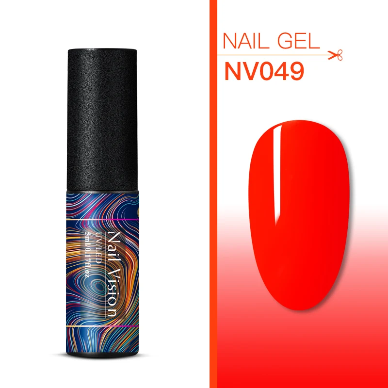 Nail Vision набор однотонных гелей для ногтей 176 цветов УФ-Гель-лак 5 мл полуперманентный лак для маникюра - Цвет: HHS06644