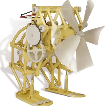 

Wind Power Walking Robot DIY Assembly Educational Toy for Kids Learning Education 2019 Science Toy