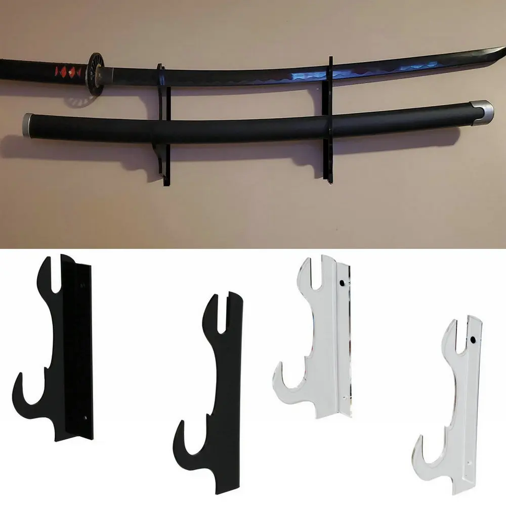 Acrylic Sword Stand Sword Hook Wall Mounted Samurai Stand Display