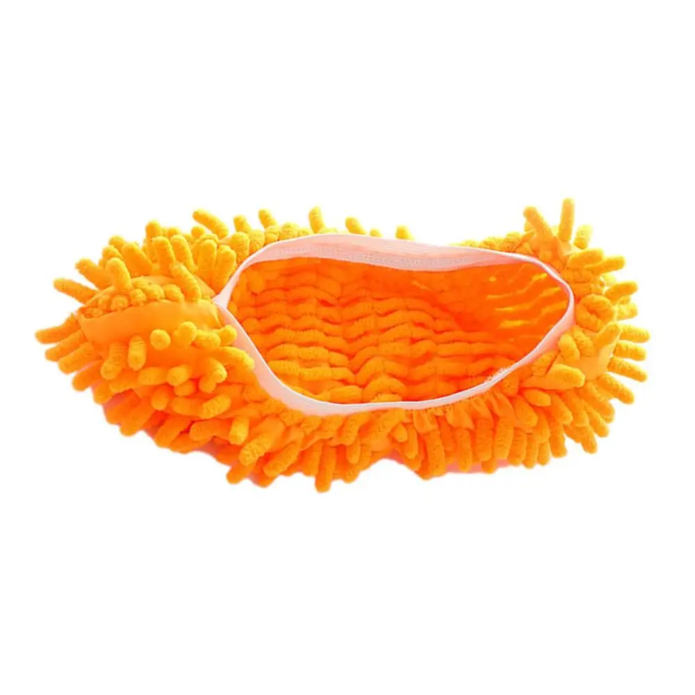 Lazy Mop Slippers Chenille Mopping Shoe Cover Lazy Shoe Cover Wiping Slippers Set Mop Headgear Portable