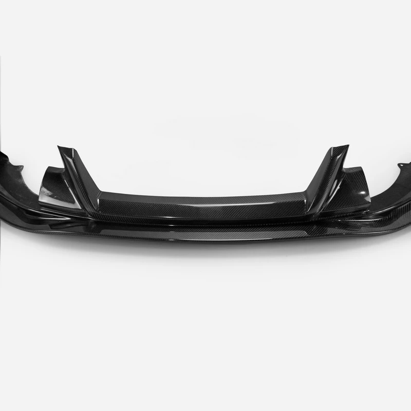 TS стиль углеродное волокно передняя губа глянцевая отделка бампер Splitter Fibre Body Kit для 09-12 370Z Z34 Zenki ранняя модель(Pre-facelift