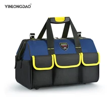 Сумка для инструментов, переносная сумка электрика, многофункциональная, ремонтная, установка, холст, большая, утолщенная, сумка для инструментов, рабочий карман