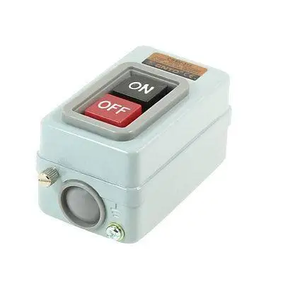 

Black ON Red OFF Rectangle Metal Box CBSN-315 Type Push Button Switch