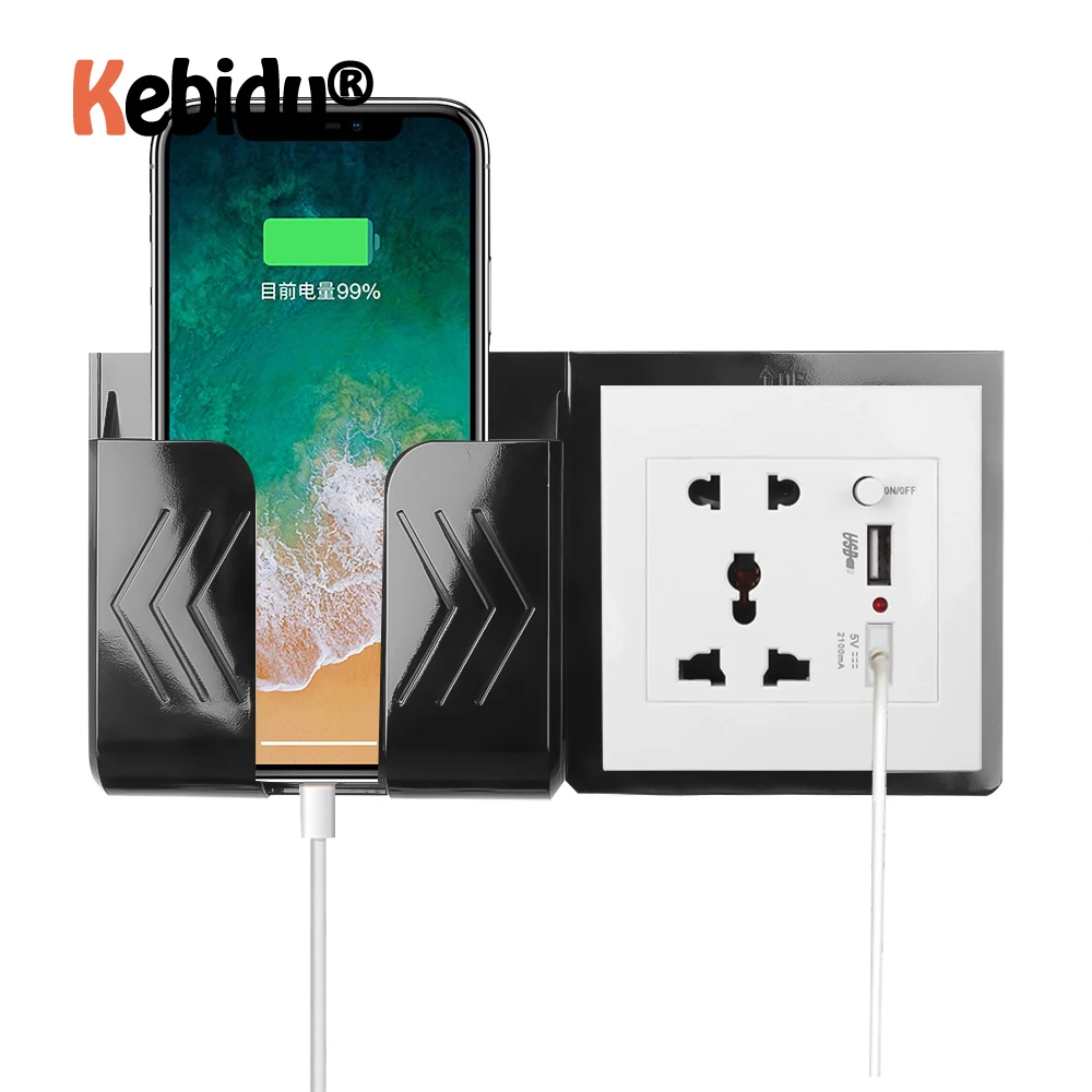 

Socket Dual USB Port Home Wall Charger Adapter EU Standard Plug Socket Power Outlet Charging