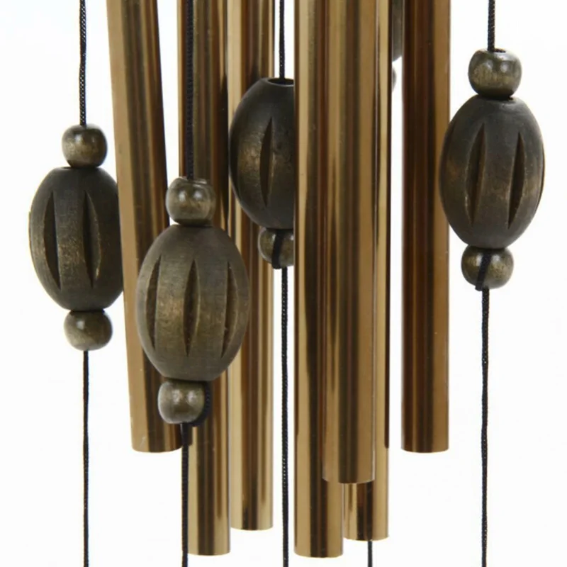 Copper Alloy+ Wood Wind Chimes Decoration Adornment Hanging Windchimes Garden