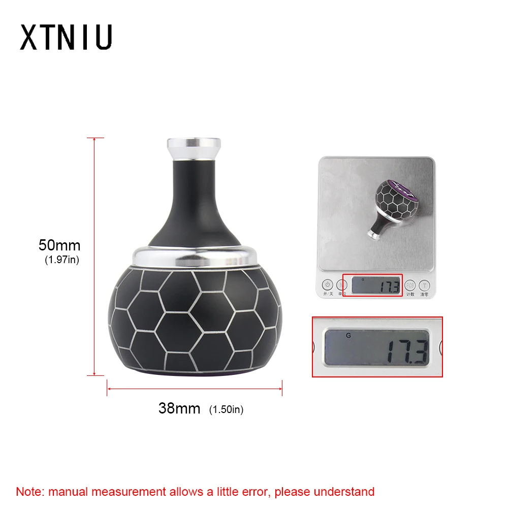 XTNIU Ручка диаметр 38 мм сплав Alluminum удилище для рыбалки ручка пакет с валом Опорная Прокладка для Daiwa Shimano