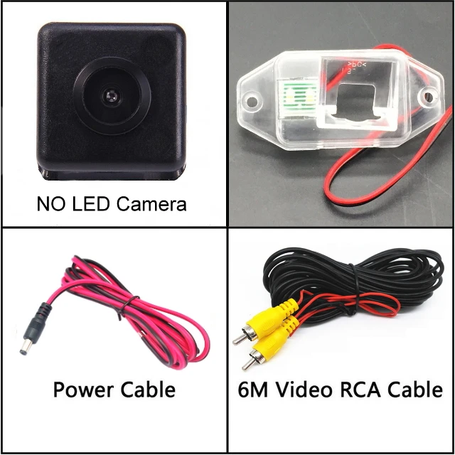 NO LED Для TOYOTA Land Cruiser LC J 100 LC100 J100 1998~ 2007 камера заднего вида ночного видения камера заднего вида Автомобильная камера заднего вида HD CCD - Название цвета: NO LED