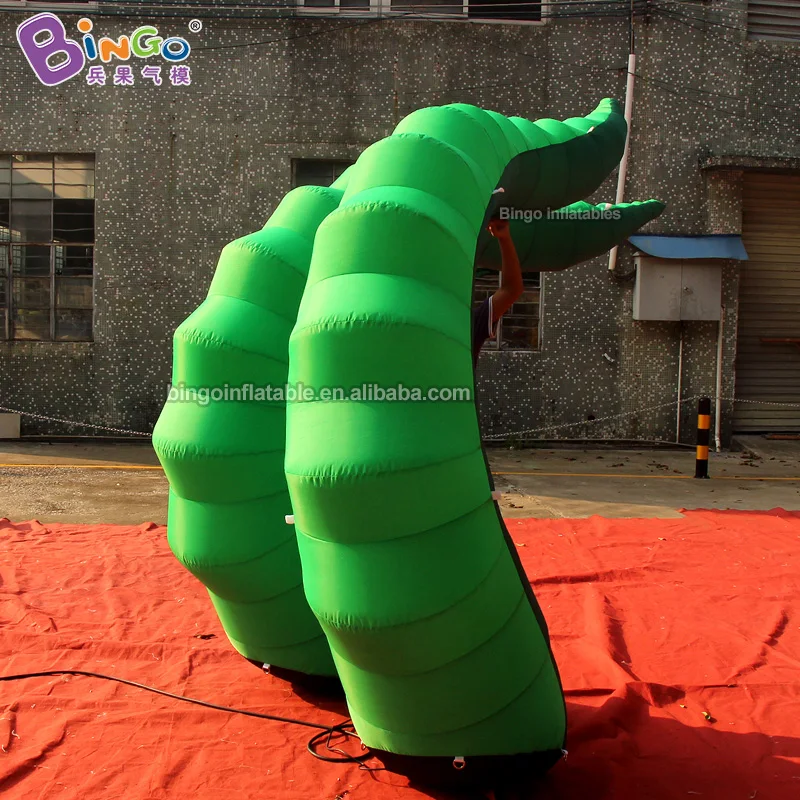 

Hot Selling 3mH Green Inflatable Tentacles for Event Decoration / 10 Feet Inflatable Octopus Legs for Display Toys