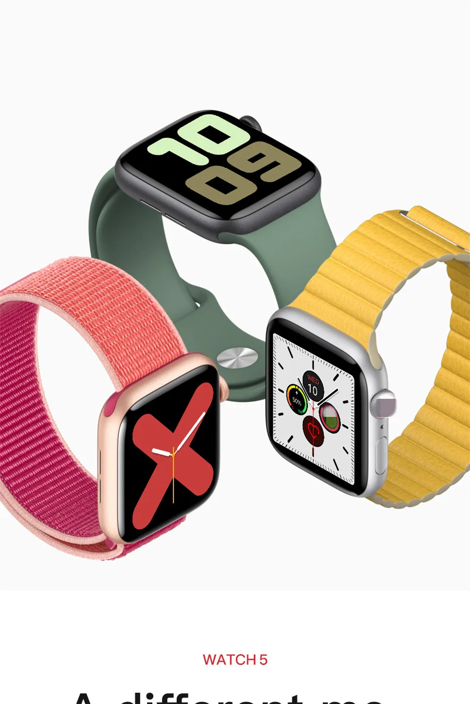 NO-Border IWO 12 40 мм умные часы серии 5 1:1 для Apple IOS Android ЭКГ сердечного ритма женские умные часы iwo 11 8 Plus 9 10 Обновление
