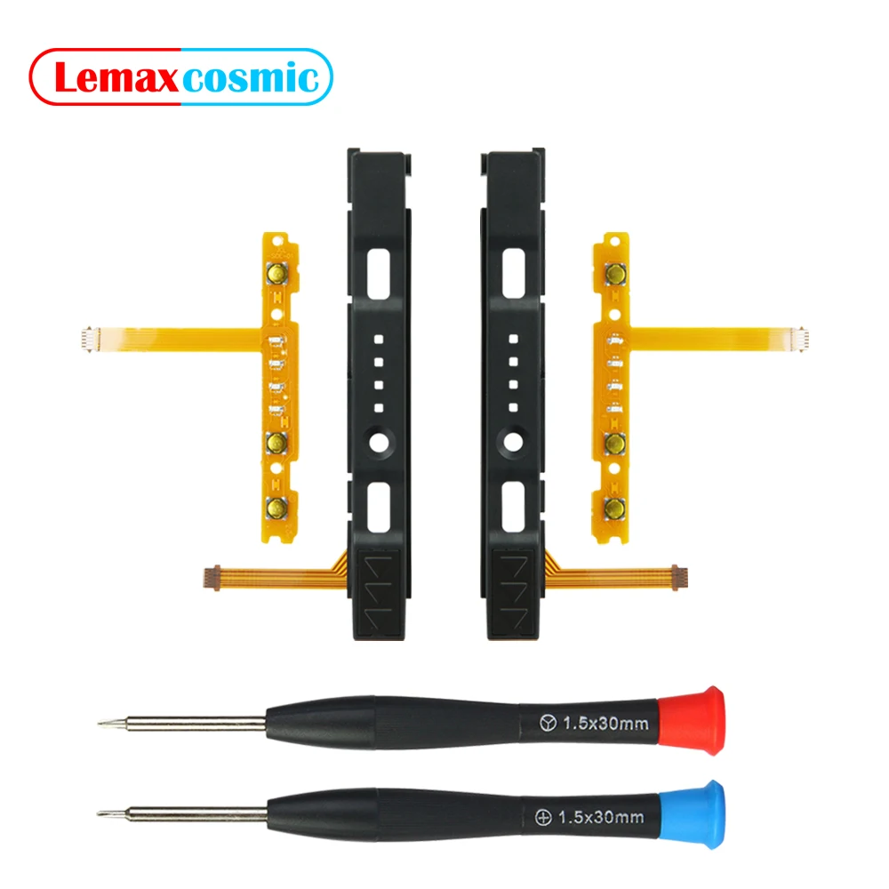 6 In 1 Pulsante Flex Cable Track Slider Slider Console Rail Cacciavite Kit Di Strumenti Parti Di Riparazione Set Per Nintendo Switch Joycon Ns