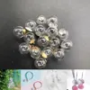 14mm Empty Glass wishing beads globe bubble mix cap set DIY Glass vial pendant necklace jewelry glass bottle dome cover charms 1