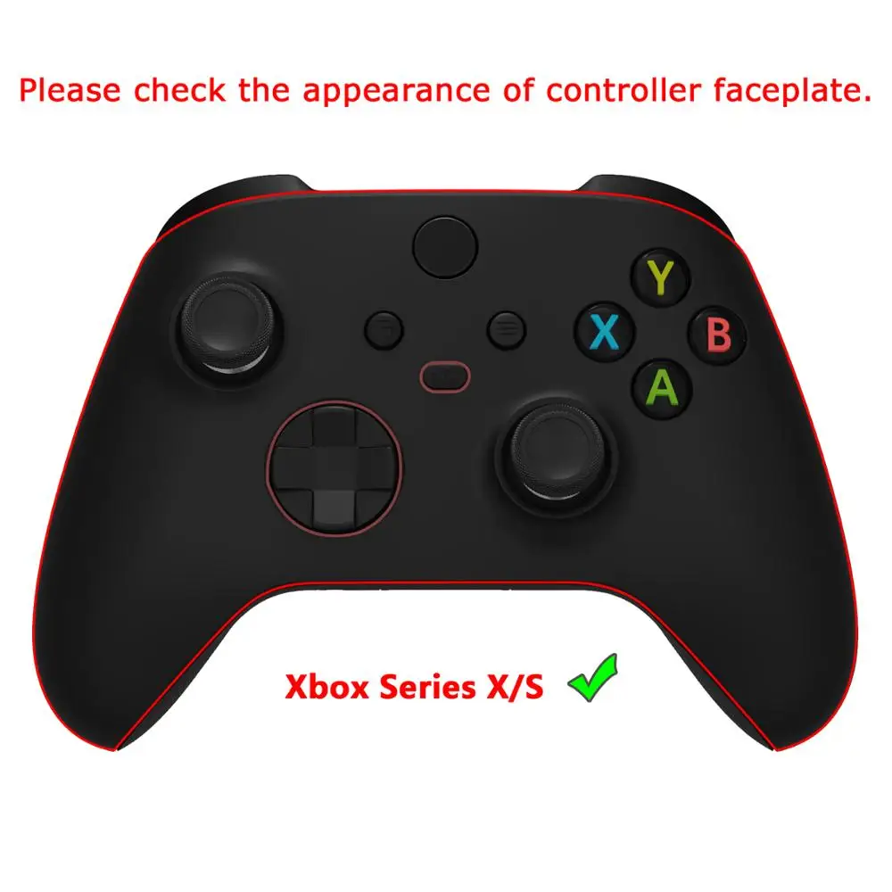 Extremerate para Substituição Facial para Painéis de Trilhos Laterais e Capas para Controle de Xbox Capa Tampa Series x s - - Image 2