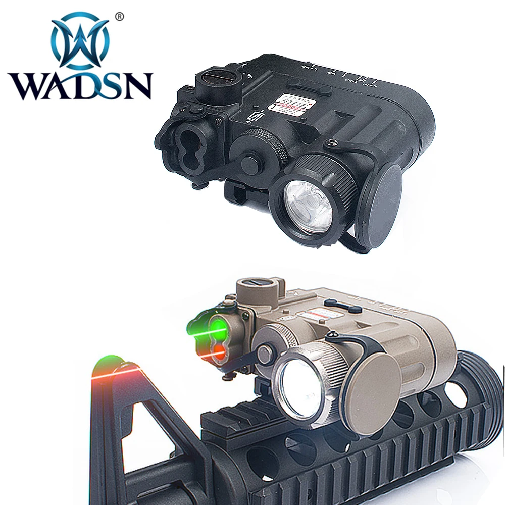 US $77.89 WADSN Tactical Pistol Light DEDBALD2 GreenRed Laser Indicator Remote Control Switch Airsoft Flashlight WEX555 Weapon Lights