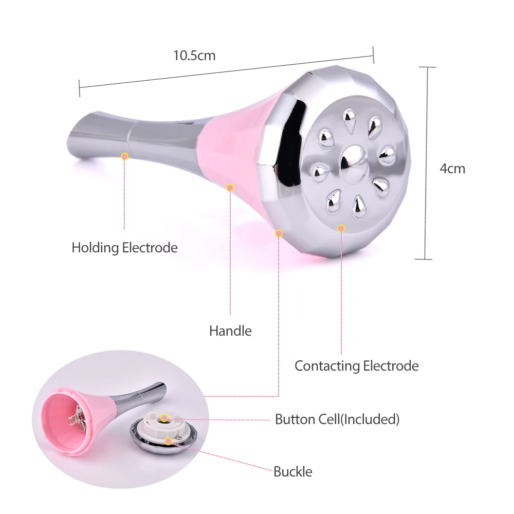  Microcurrents Face Lifting Massage Vibrate face Slim Importer Skin Tightening Massager Anti-wrinkle