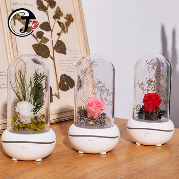 

Aromatherapy Diffuser Essential Oil Eternal Rose Flower 7 Color LED Night light Ultrasonic Aroma Air Humidifiers diffuser