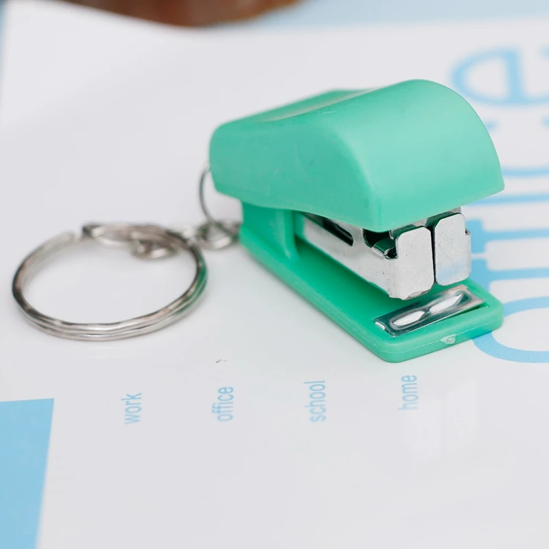 1Pc Mini Stapler Plastic Stationery Set Kawaii Stapler Paper Office Accessories Cute Multicolor Stapler