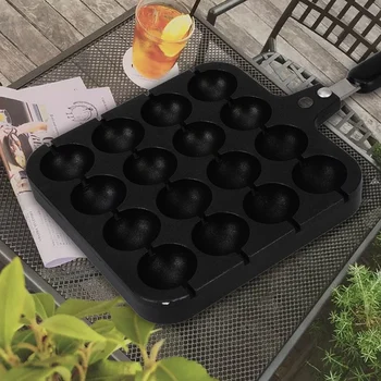 

AFBC 16 Holes Aluminum Takoyaki Maker Grill Pan Octopus Ball Plate Home Cooking Baking Forms Mold Tray Baking Pan Kitchen Access