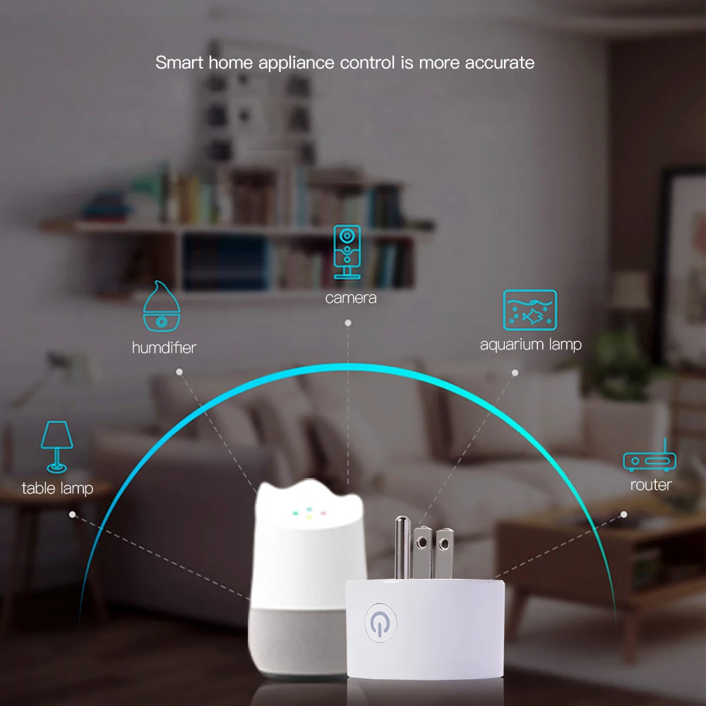 Умный дом Wi-Fi штекер Smartplug розетка синхронизации от Homekit беспроводной голосовой интеллектуальный контроль RC автомобиль пульт дистанционного управления для дома US Тип