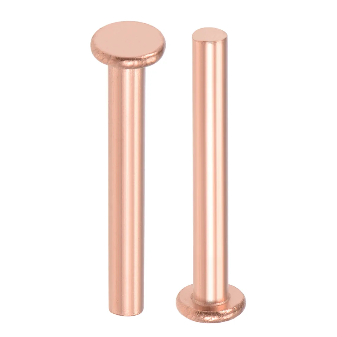Uxcell 20 шт. 13/64 &quotx 1 37/64&quot плоская головка медные Твердые заклёпки | Обустройство