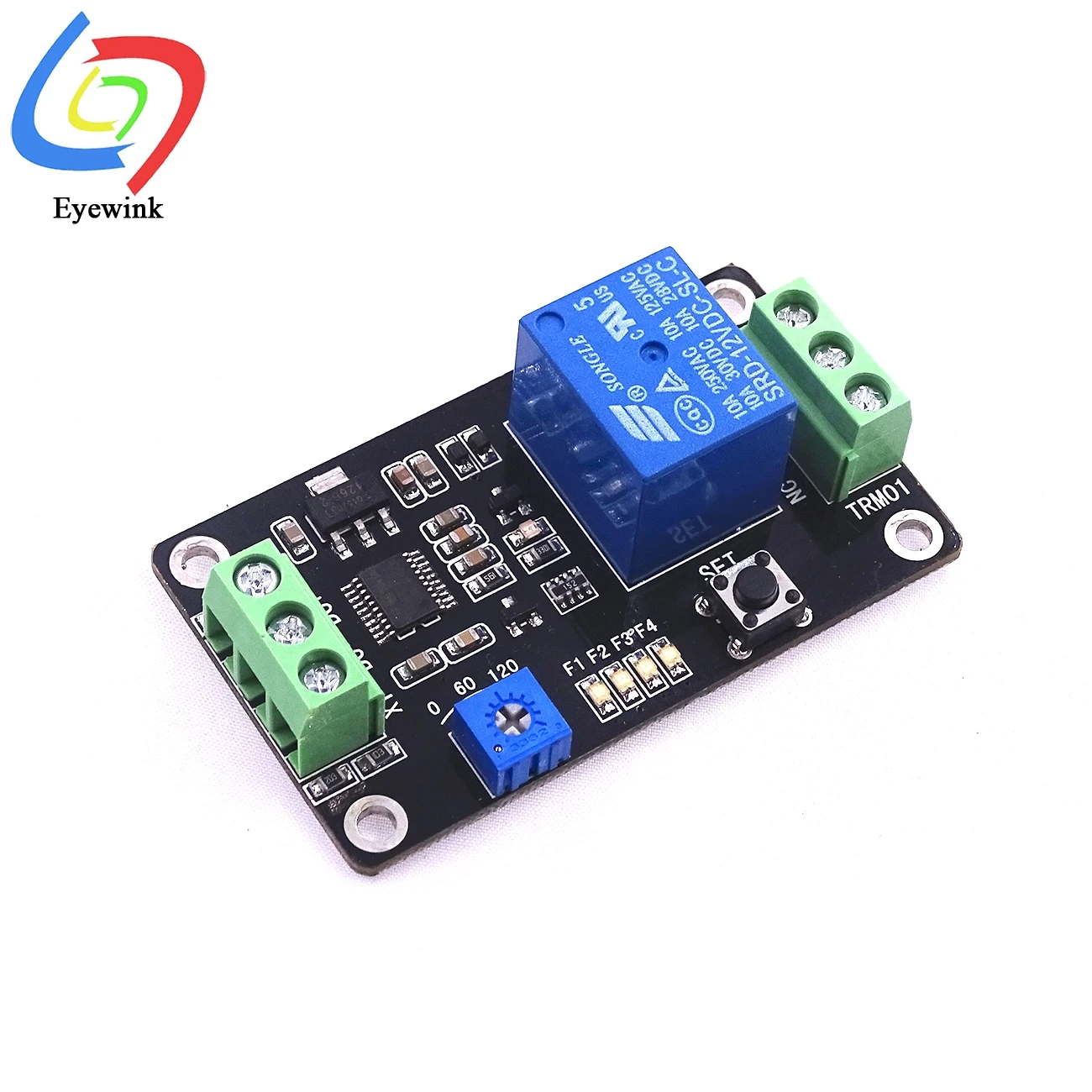 TRM01 Delay Timer Relay Multi functional Delay Time Relay Self locking Relay Delay Trigger Delay