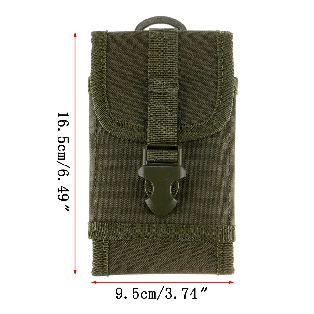 5.5 inch mobile phone bag tactical multifunctional outdoor waist hanging mobile phone case camouflage mobile phone bag